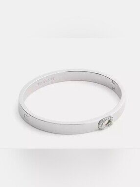 Coach Pavé Signature C Bangle Bracelet New